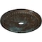 Ekena Millwork Winsor Ceiling Medallion (Fits Canopies up to 4"), 27 1/2"OD x 4"ID x 1 1/2"P, Bronze Blue Patina CM27WIBBS - alternate 2